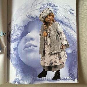 Floral Gray Doll Tilde